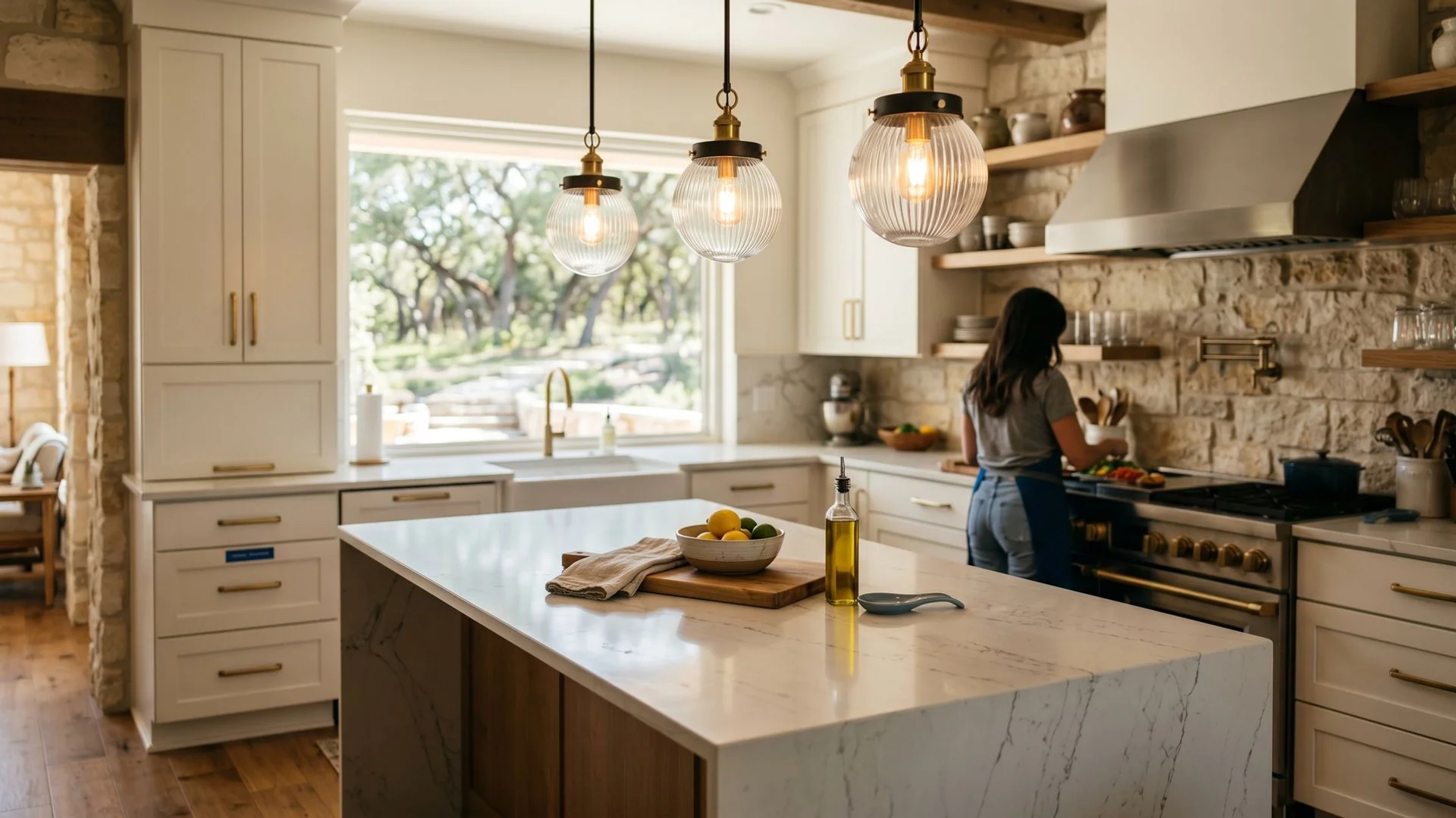 Luxury remodeled kitchen by SA Remodel Pros in San Antonio